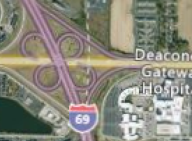 Bing Maps Aerial with Roads